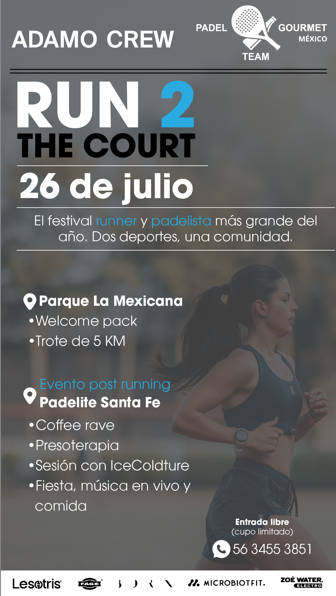 Run To The Court by Adamo & Padel Team Gourmet
