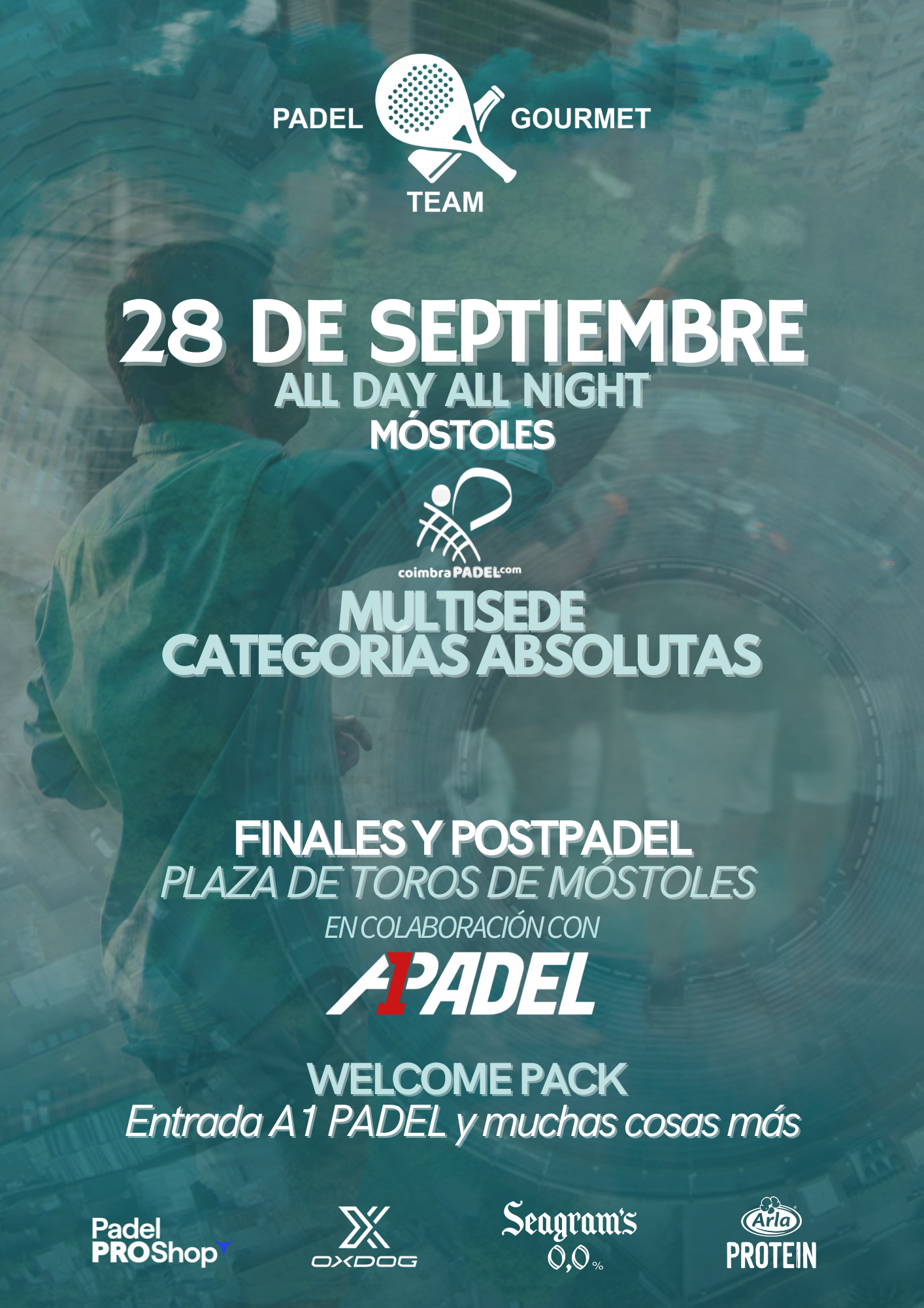 Evento de otoño PTG en colaboración con A1 padel Madrid