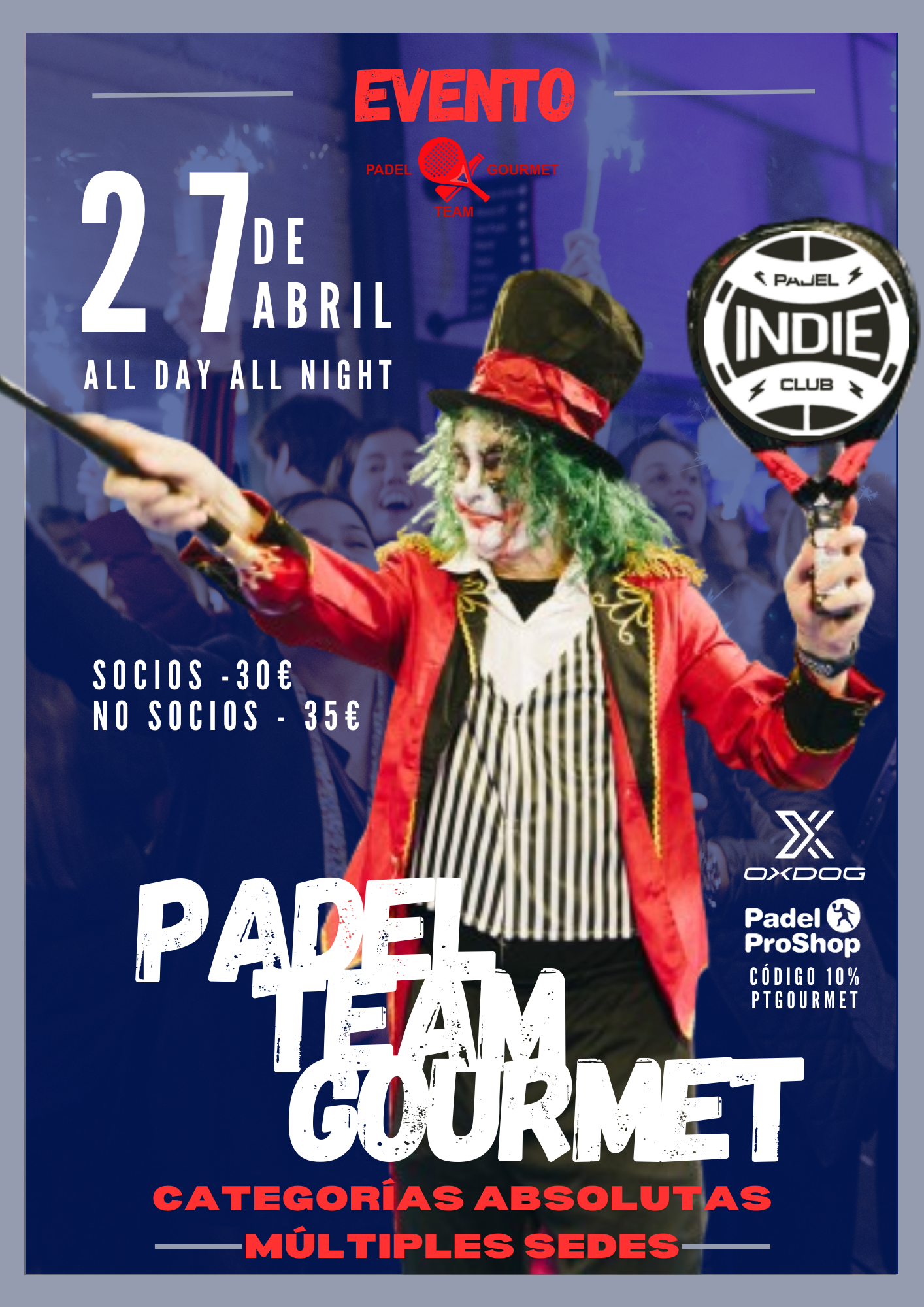 EVENTO PRIMAVERA PADEL TEAM GOURMET