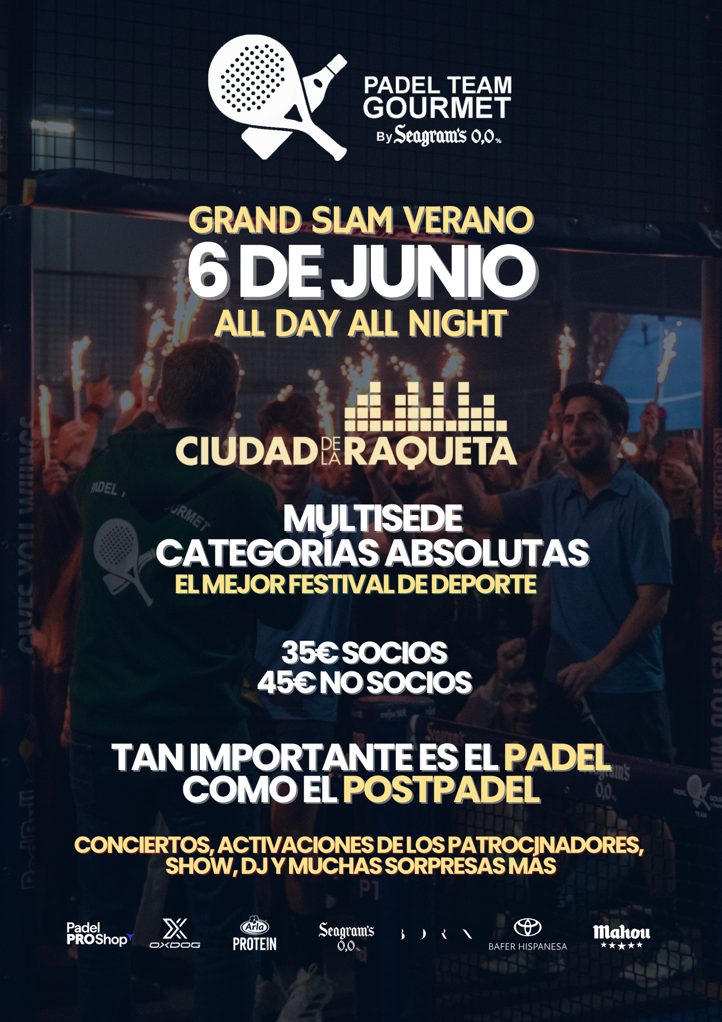 GRAND SLAM VERANO PTG - 6 DE JUNIO