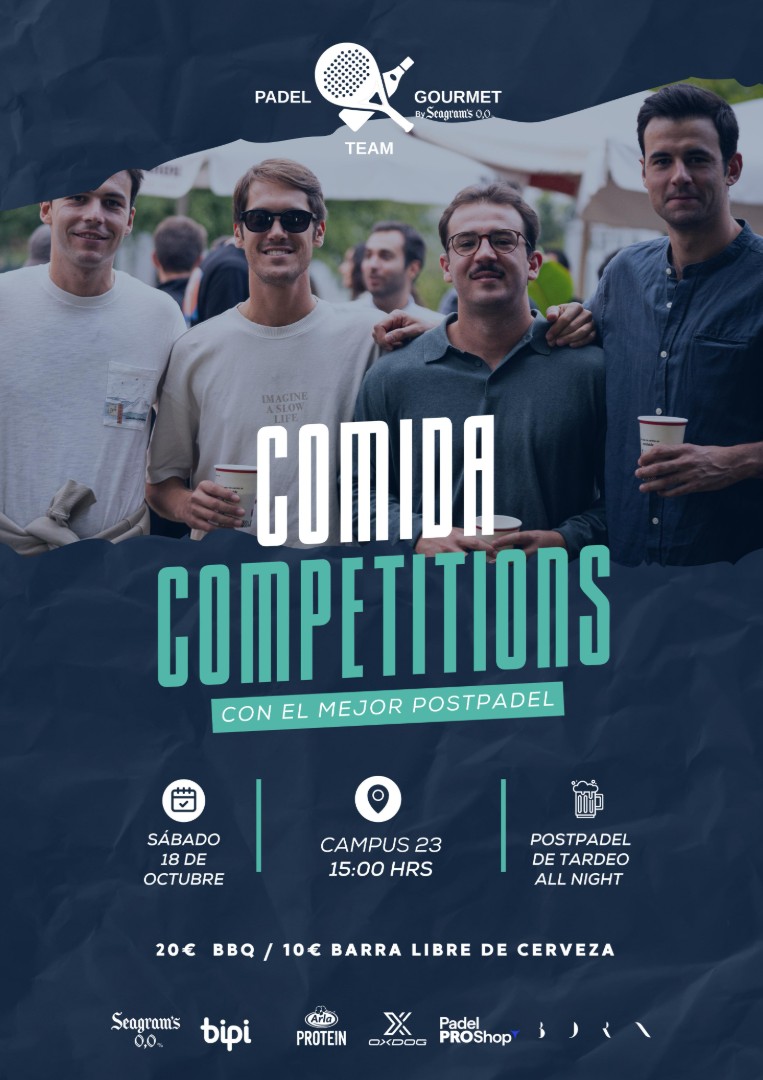 COMIDA y/o Barra libre 18 oct