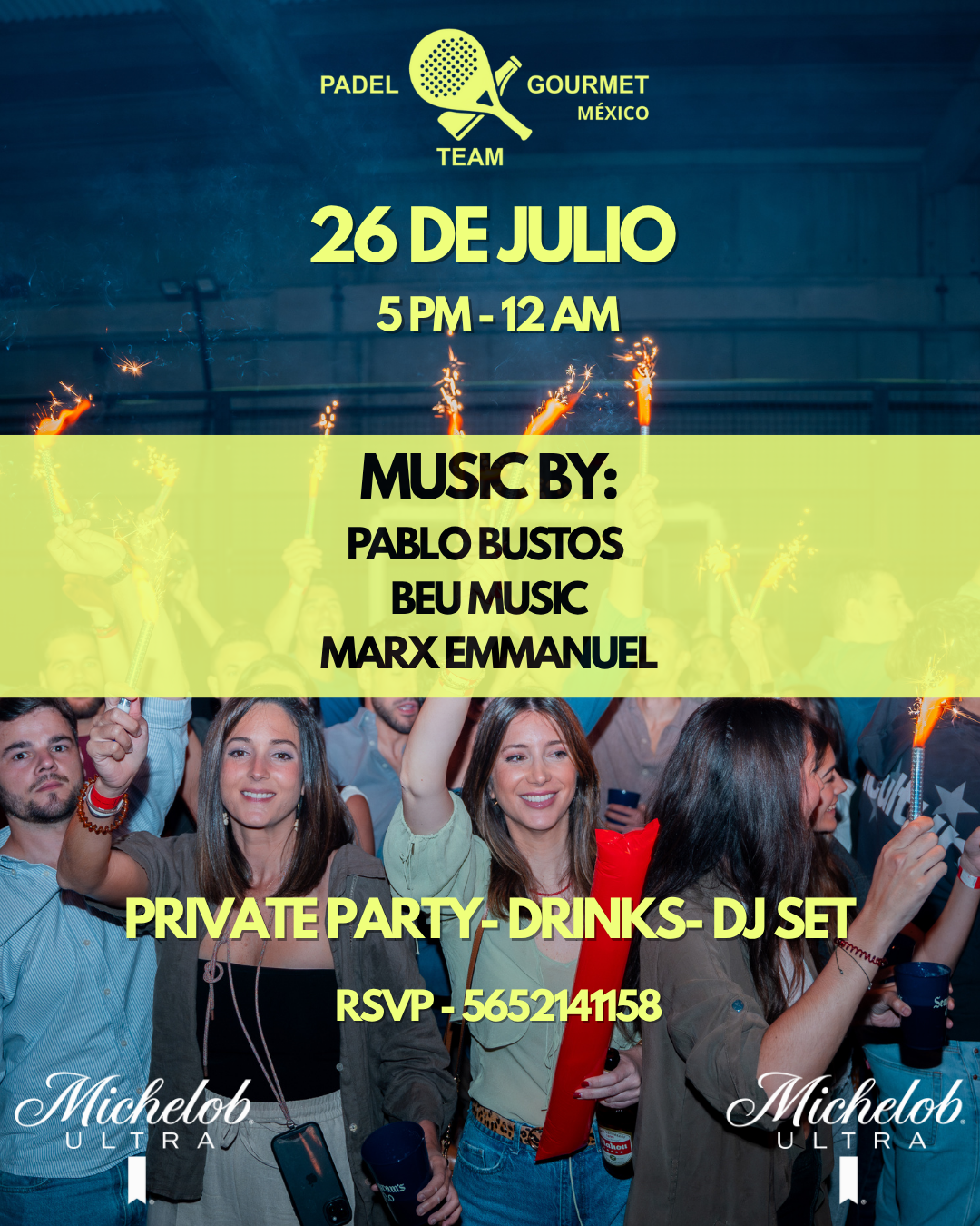 ENTRADA INVITADOS GRAND SLAM VERANO 26 DE JULIO