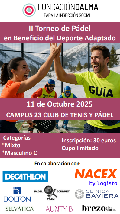 II TORNEO DE PADEL EN BENEFICIO DEL DEPORTE ADAPTADO