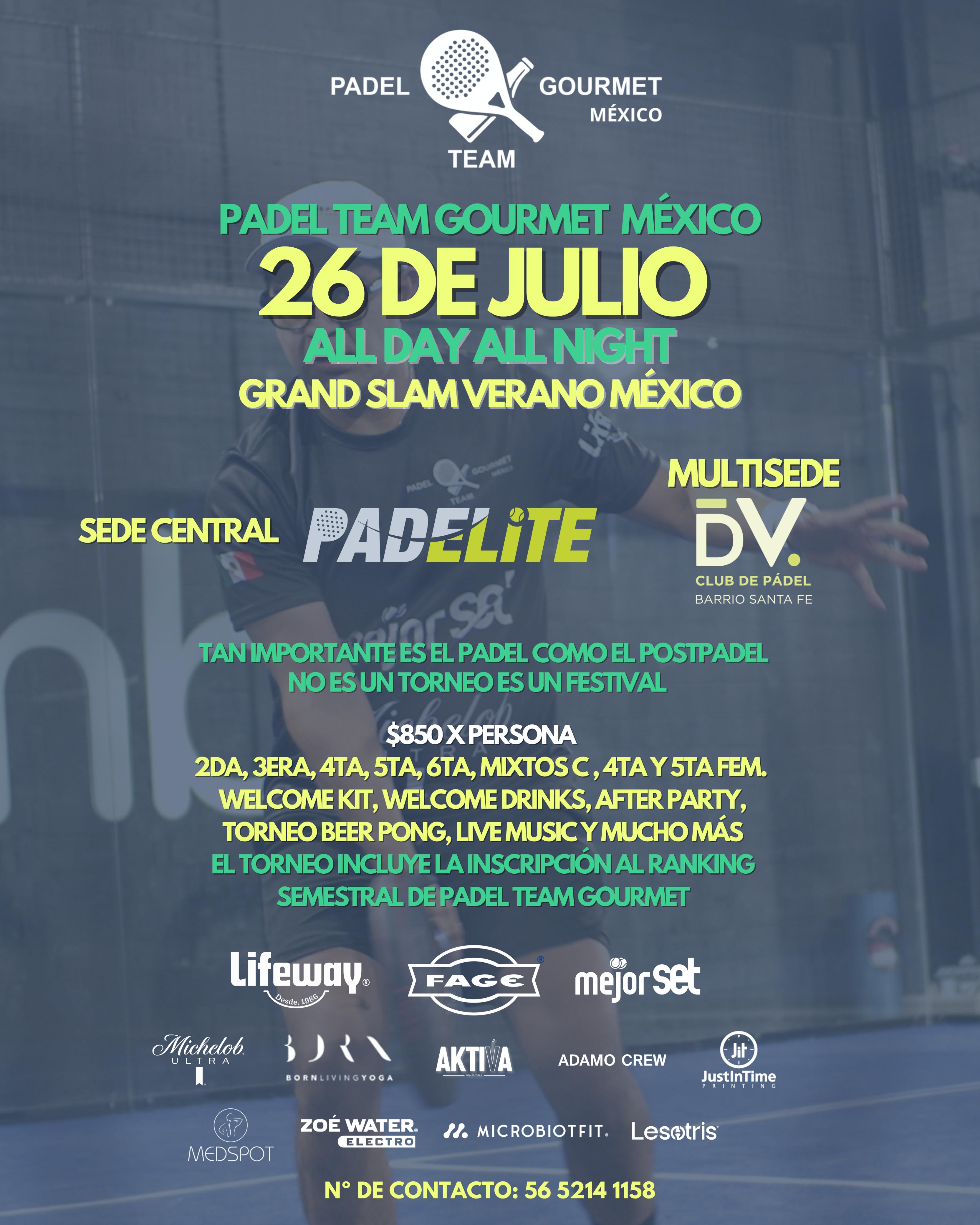 Grand Slam Verano México