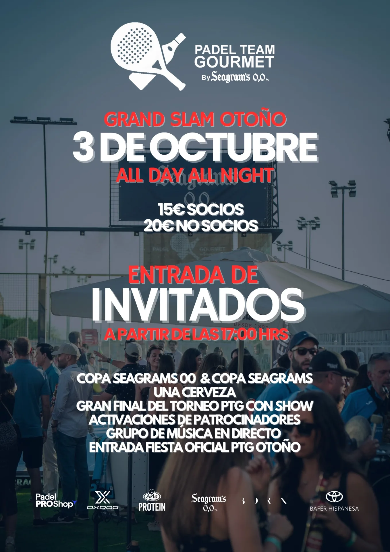 Entrada invitados 3 Octubre